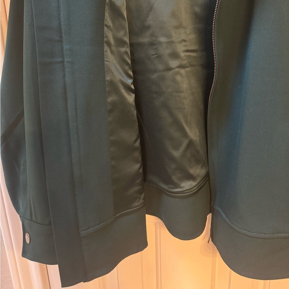 Universal Standard Tailored Zip Jacket - Forest Green - M_18-20 / Forest Green - Picture 4 of 6